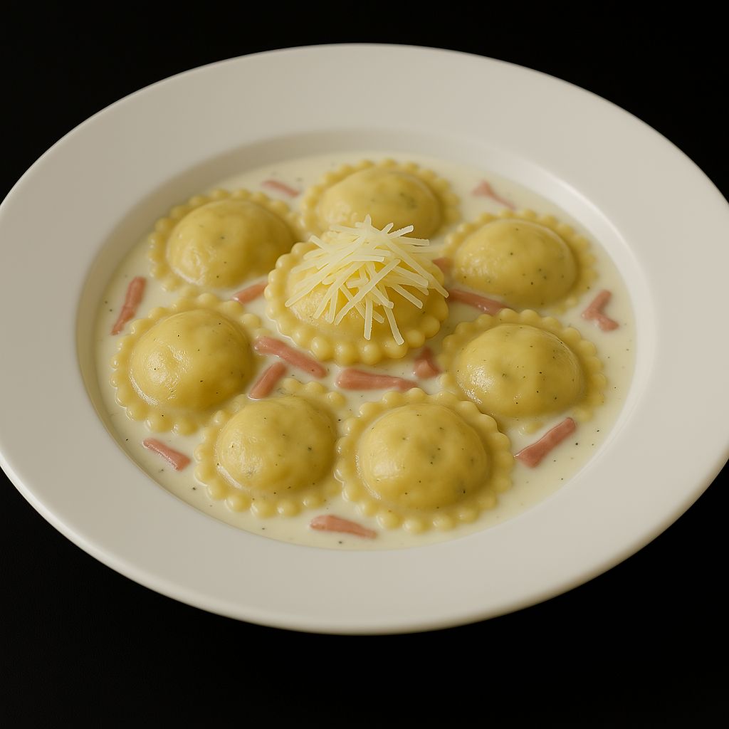 Ravioli Panna E Prosciutto