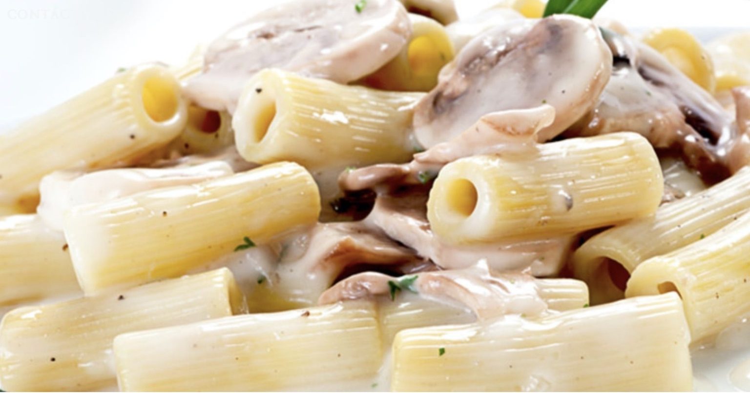 Rigatoni Alla crema (sin glúten) PastaPizza.cl